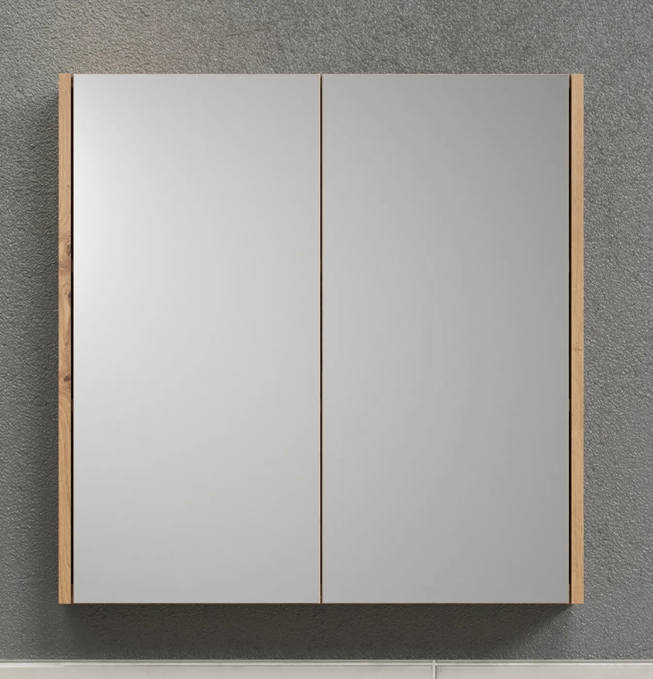 Spiegelschrank Bad Touch | Artisan Eiche / weiß