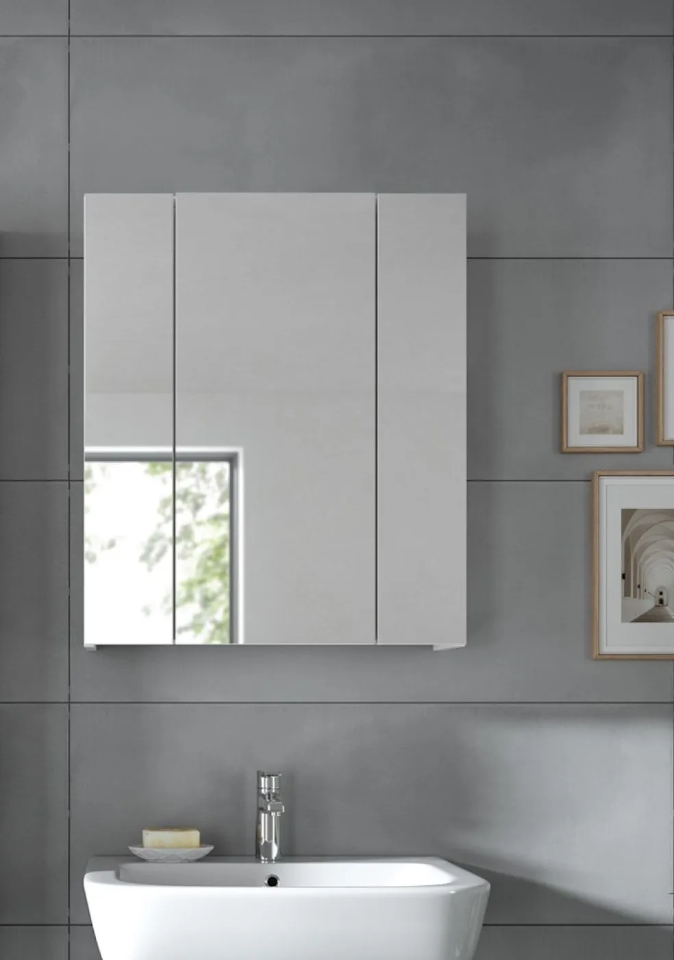 Spiegelschrank Ice | weiß