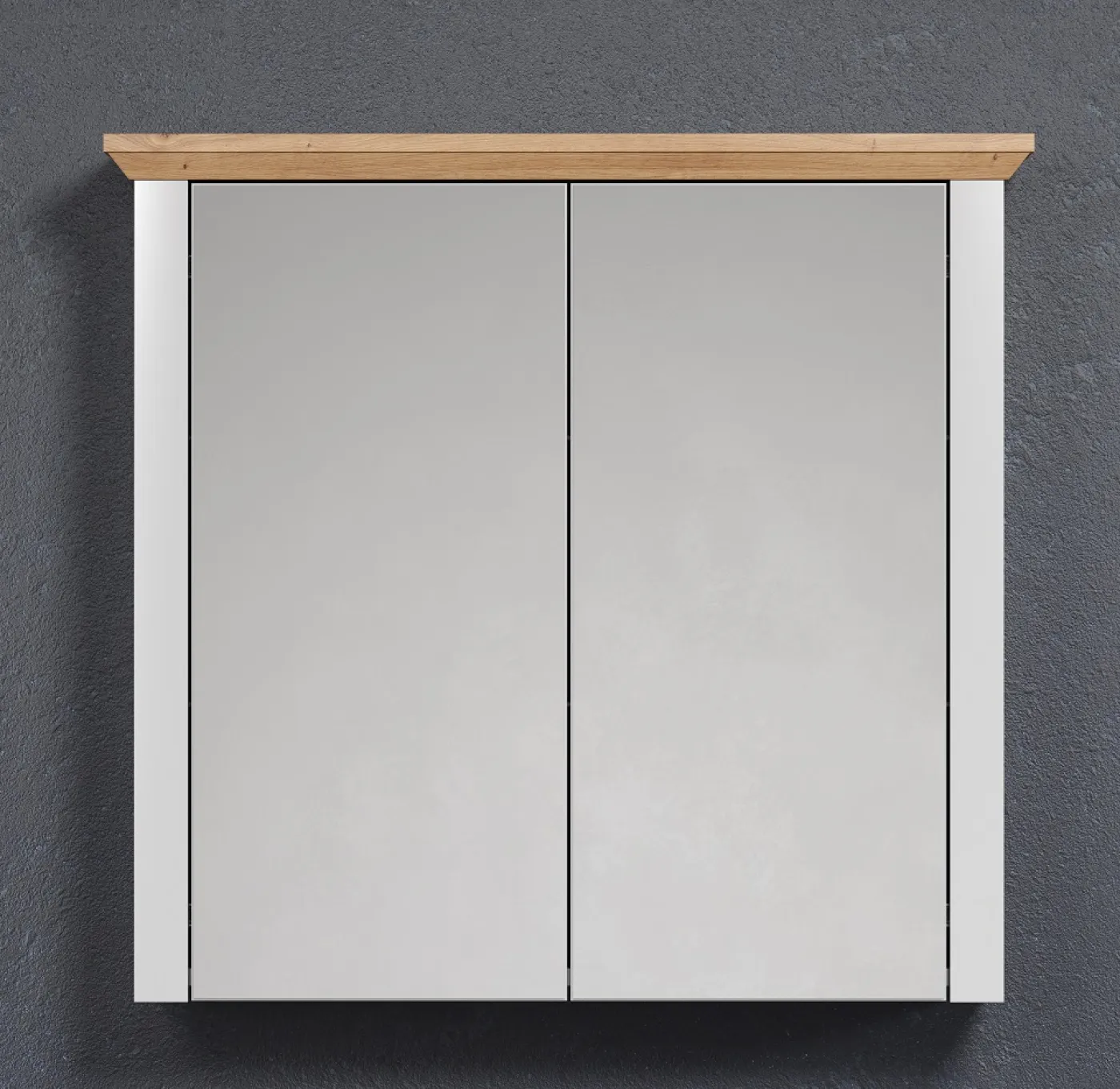 Spiegelschrank Landside | Landhausstil | Lichtgrau / Artisan Eiche