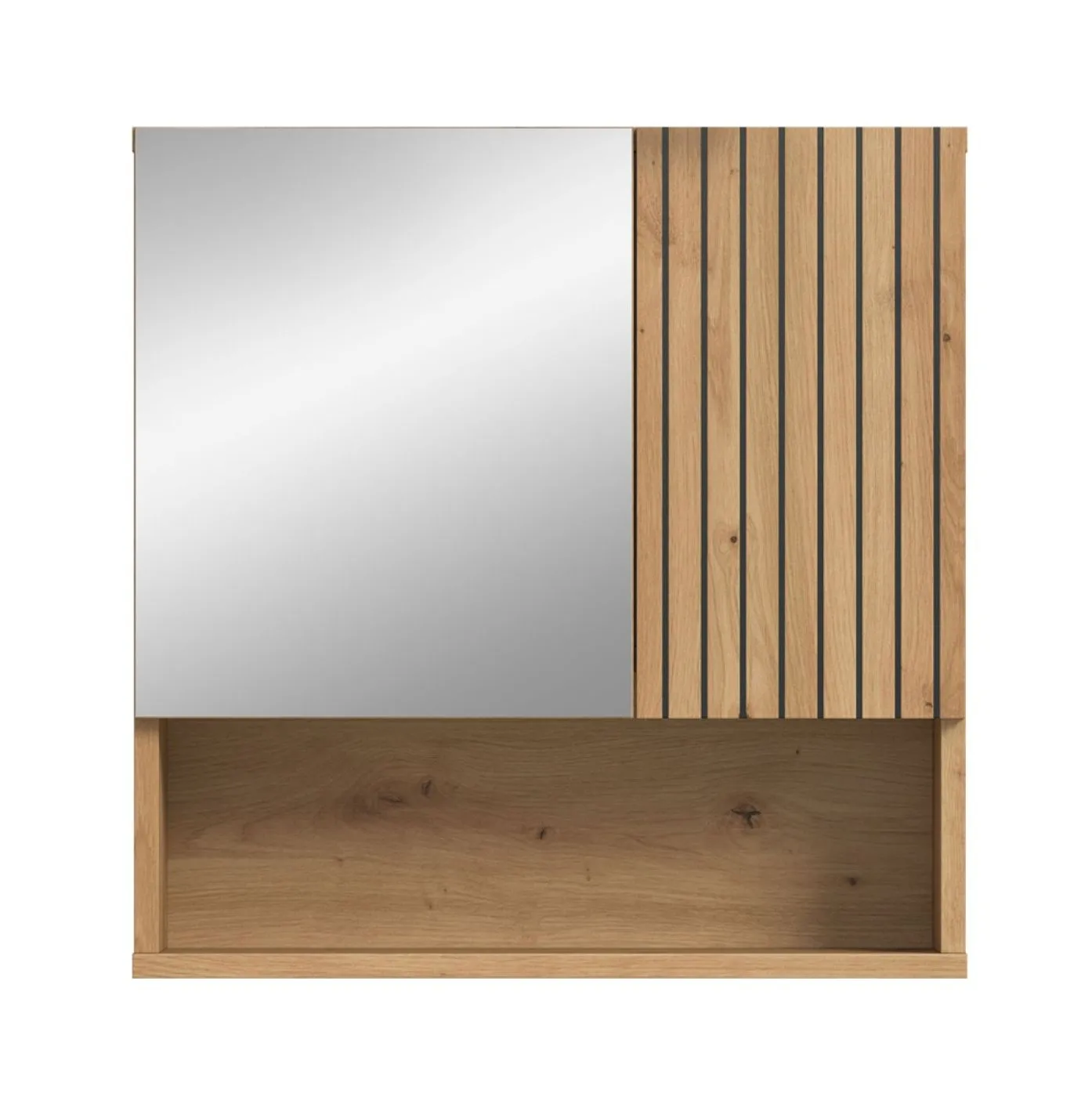 Spiegelschrank Mone | mit offenem Fach | Artisan Oak ohne Beleuchtung