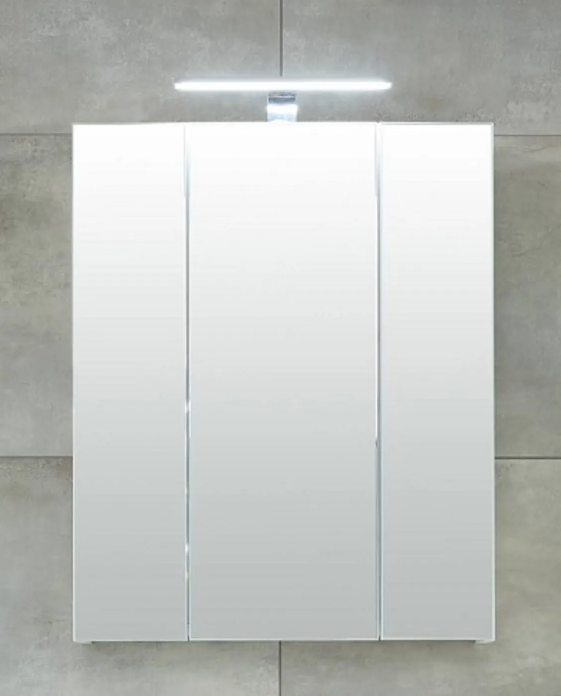 Spiegelschrank Monte | weiß Hochglanz