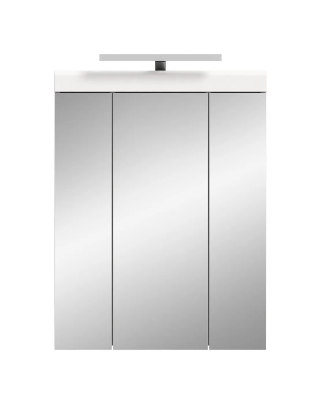 Spiegelschrank Scout | weiß Hochglanz / weiß | inkl. Beleuchtung