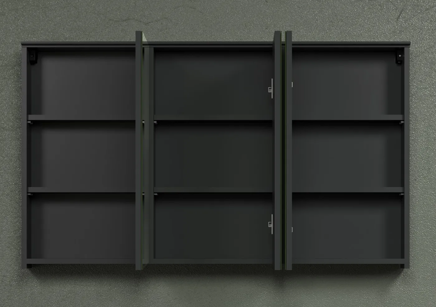 Spiegelschrank Synnax | anthrazit grau