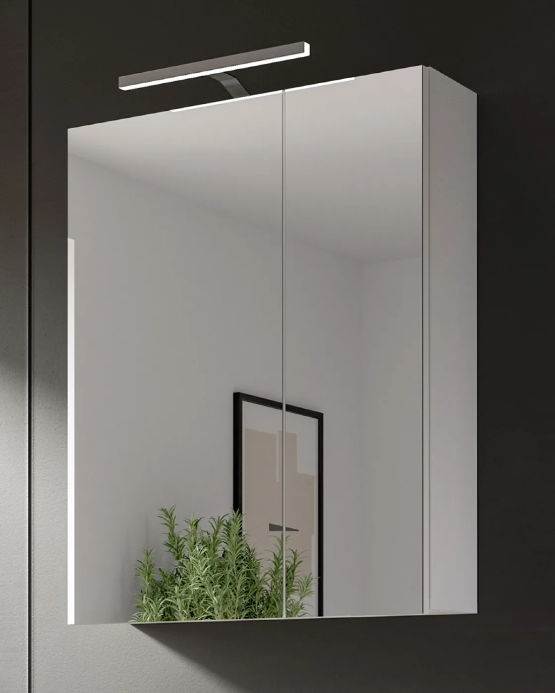 Spiegelschrank Vira | weiß | verschiedene Größen