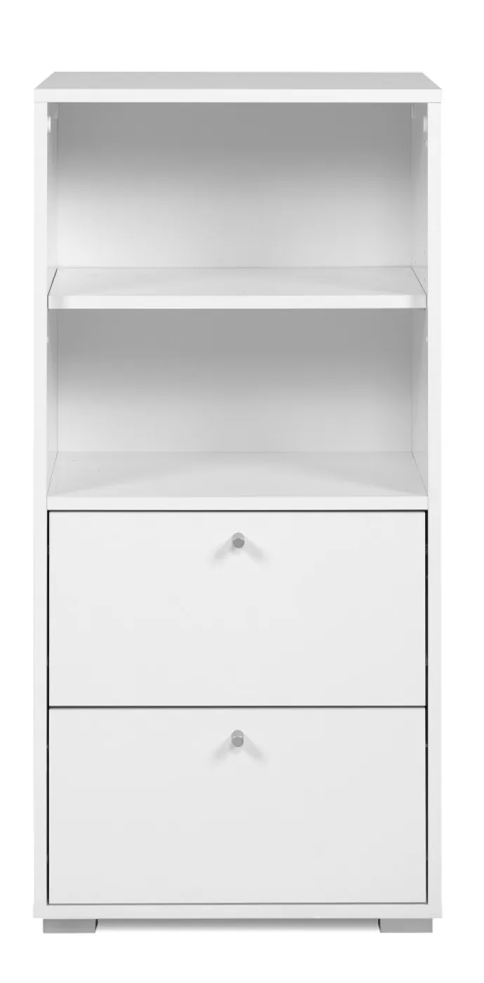 Standregal Fyn | mit Schubkästen | weiß