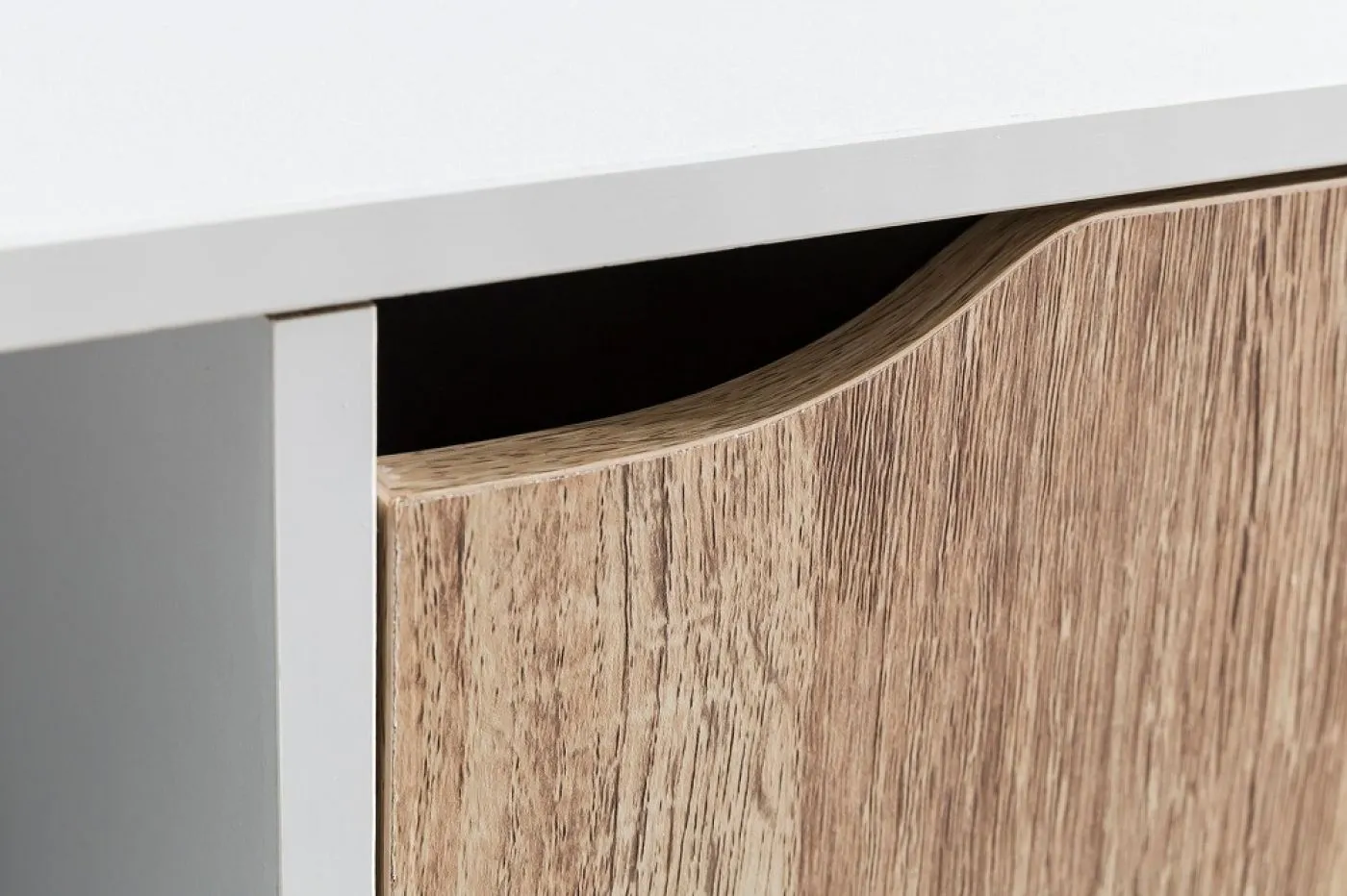 Standregal Samo | weiß / Sonoma