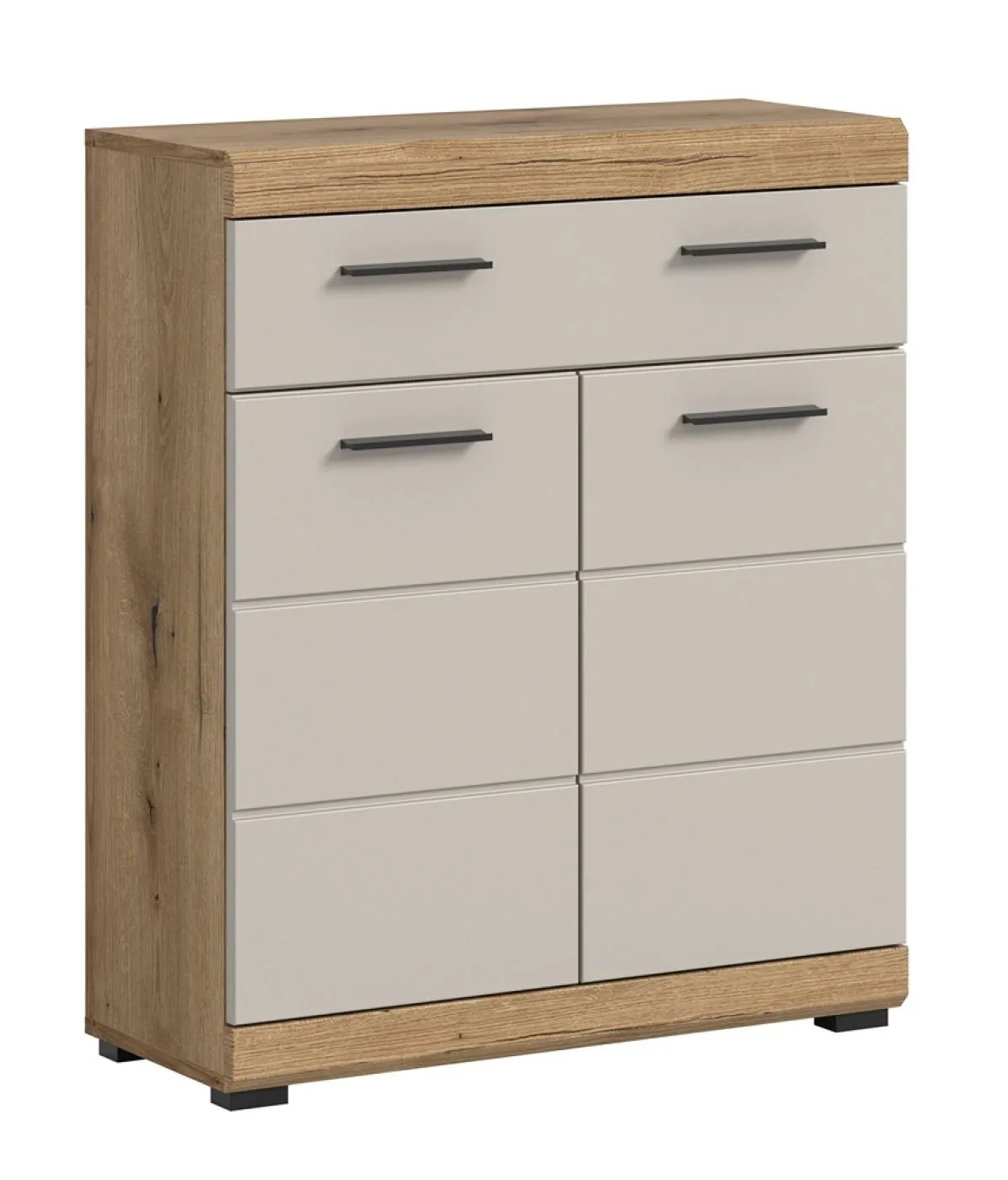 Standschrank breit Scout | mit Schubkasten | Kaschmir / Evoak Oak