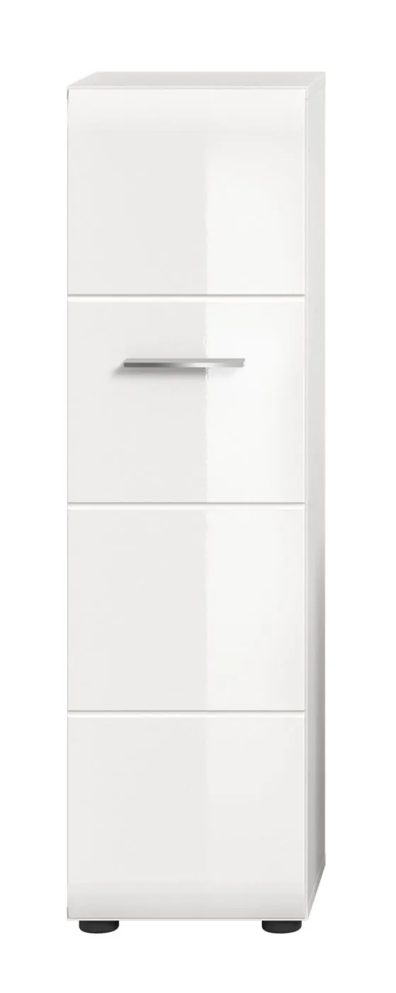 Standschrank Hängeschrank Ice | weiß / weiß Hochglanz