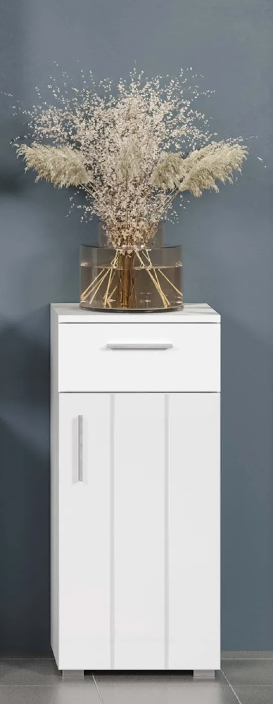 Standschrank Unterschrank Wons | weiß Hochglanz