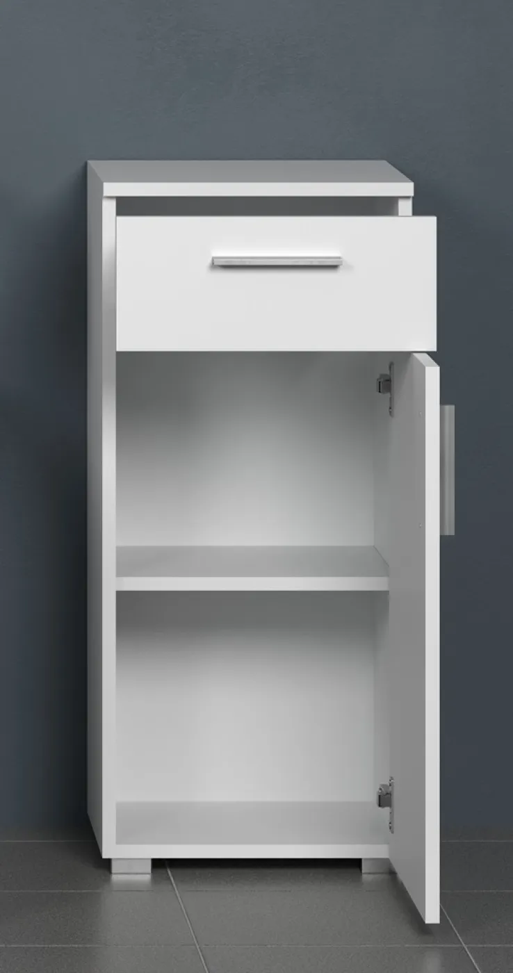 Standschrank Unterschrank Wons | weiß Hochglanz