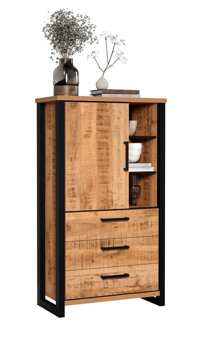 Stauraum Schrank Enna, Mango Dekor – Ansicht 2