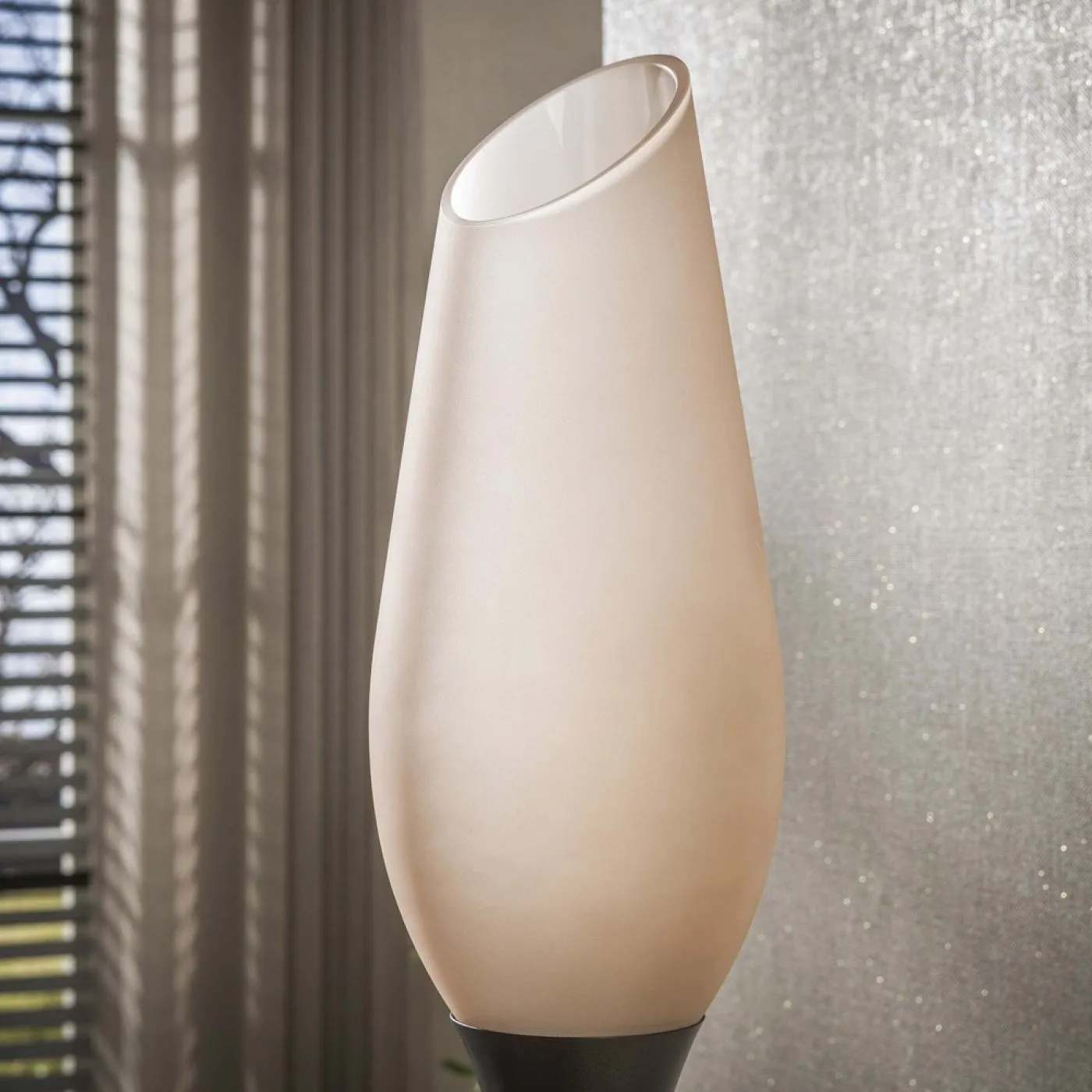 Stehlampe Ambera | 3 Leuchten | Sienna braun-frosted