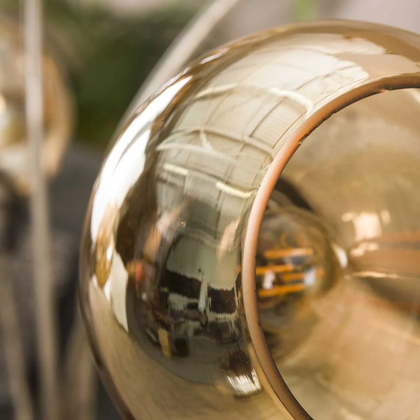 Stehlampe Anano | 5 Leuchten | Braunglas