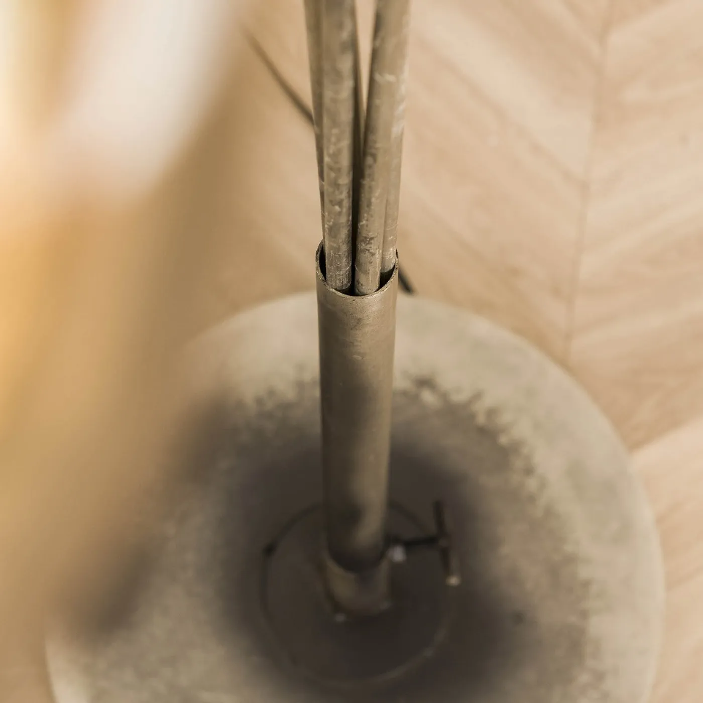 Stehlampe Anano | 5 Leuchten | Braunglas