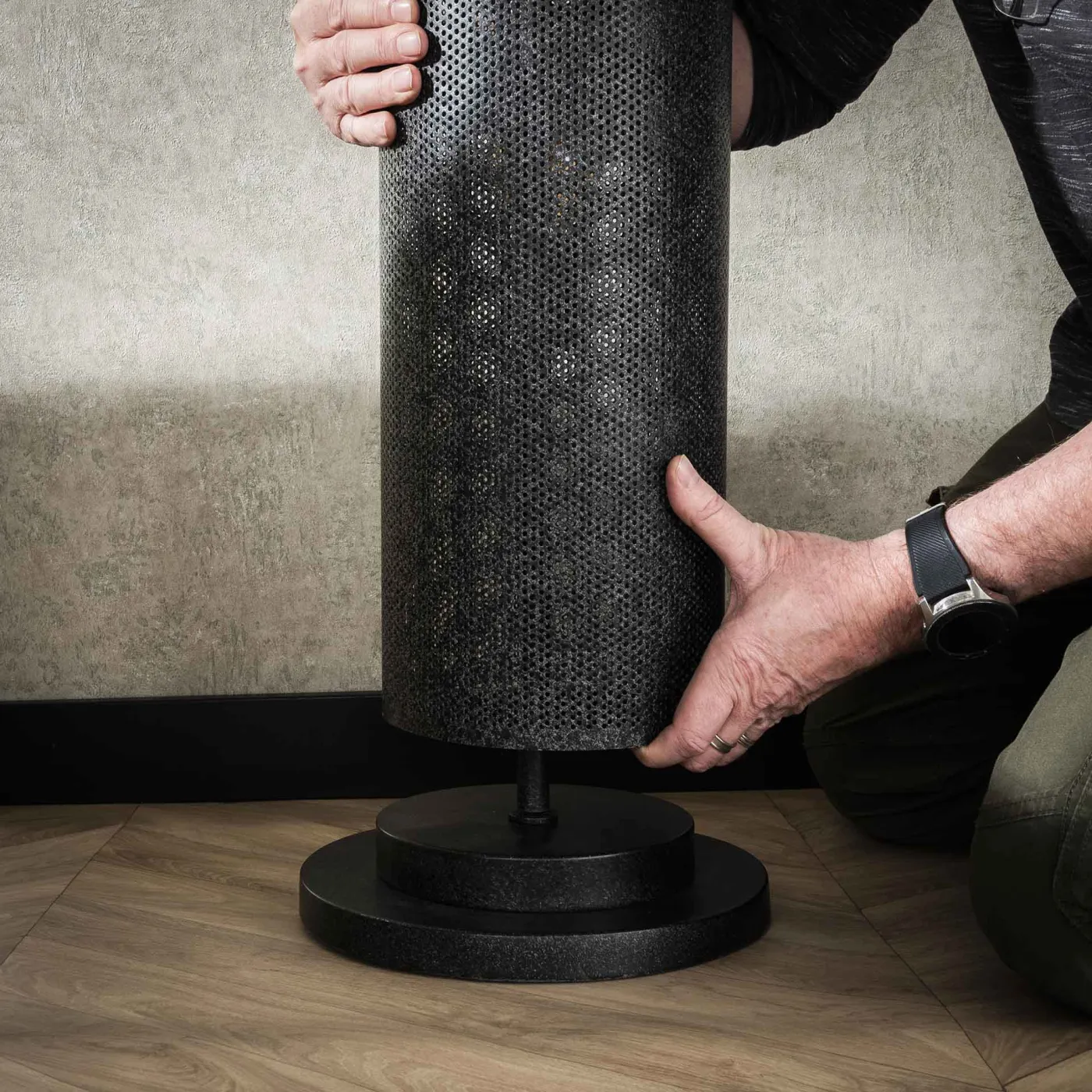 Stehlampe Cyla | 5 Leuchten | Metall | Artic schwarz