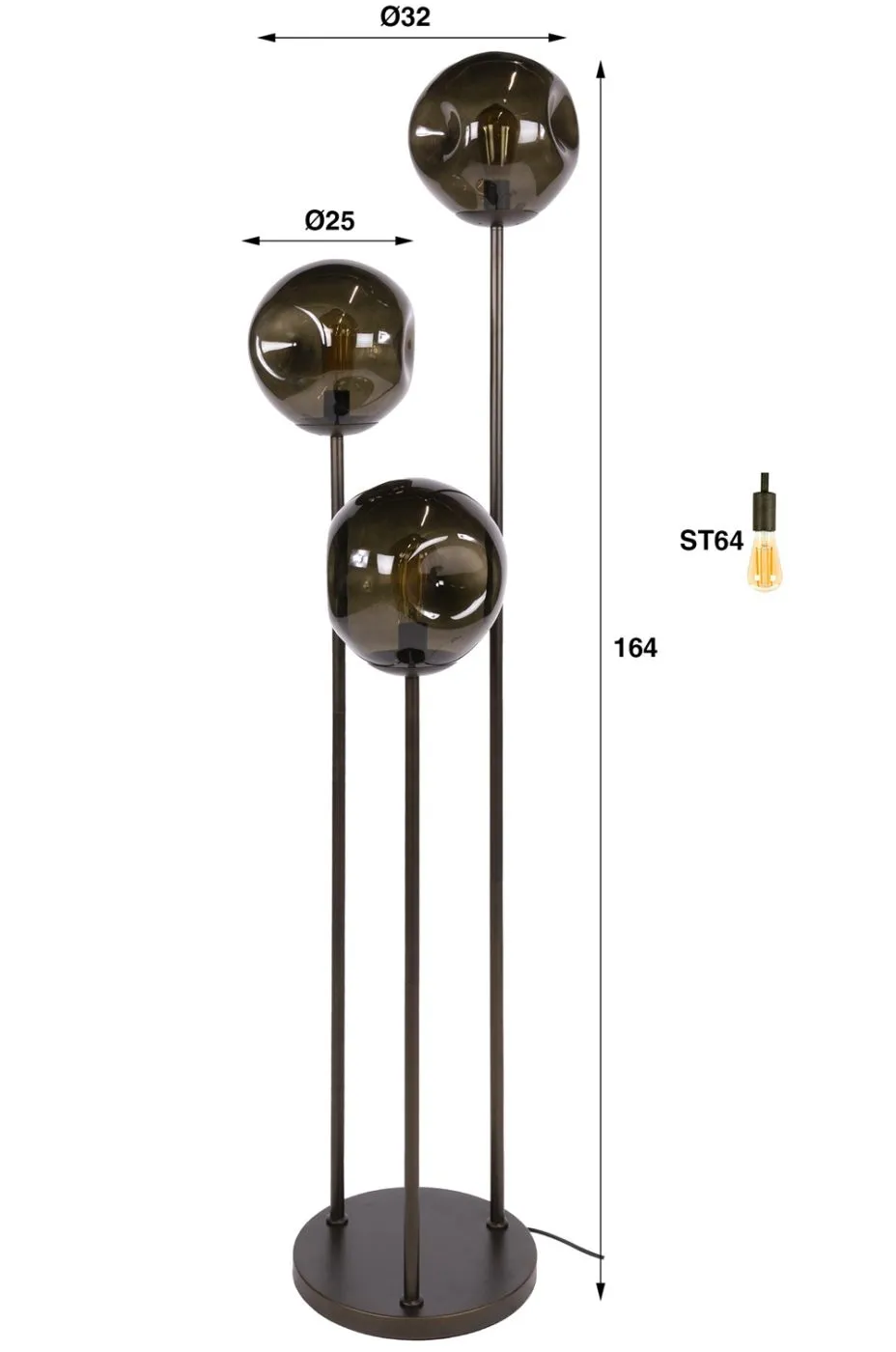 Stehlampe Jinjin – Ansicht 5