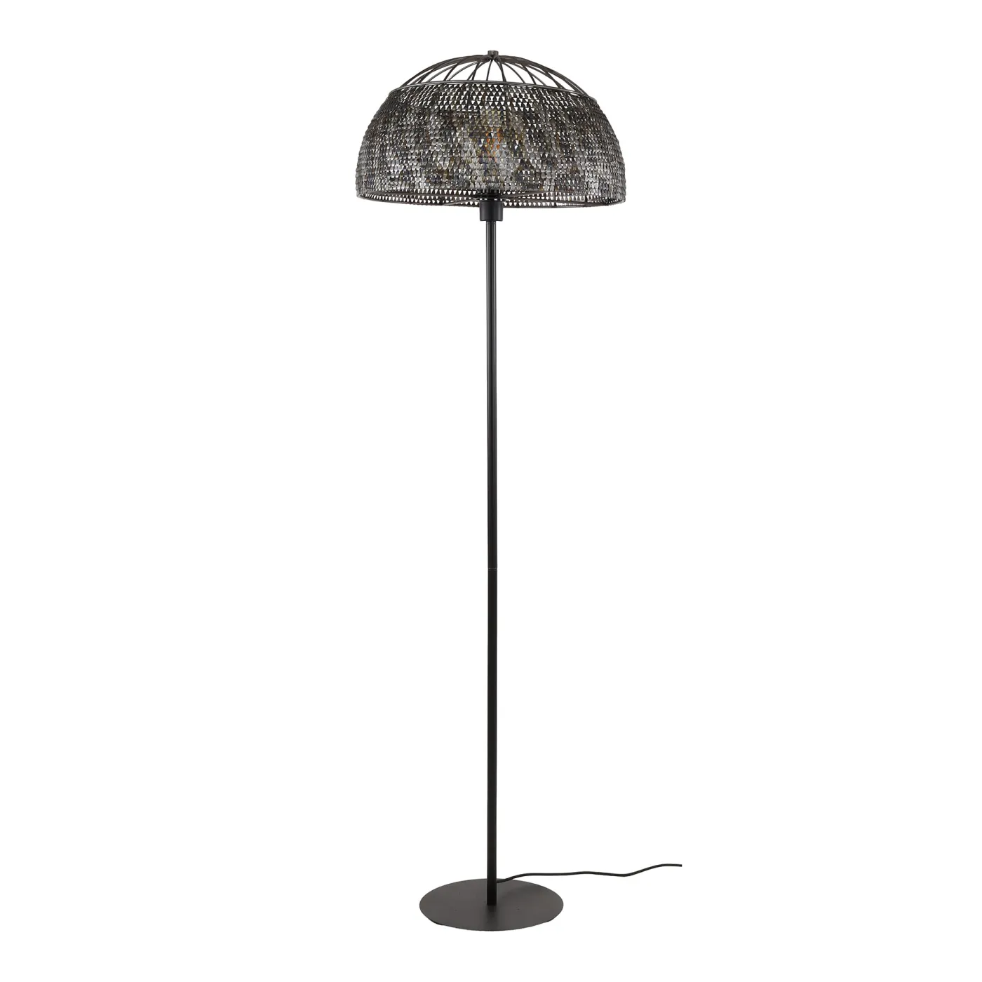 Stehlampe Onix | Metall | schwarz / braun
