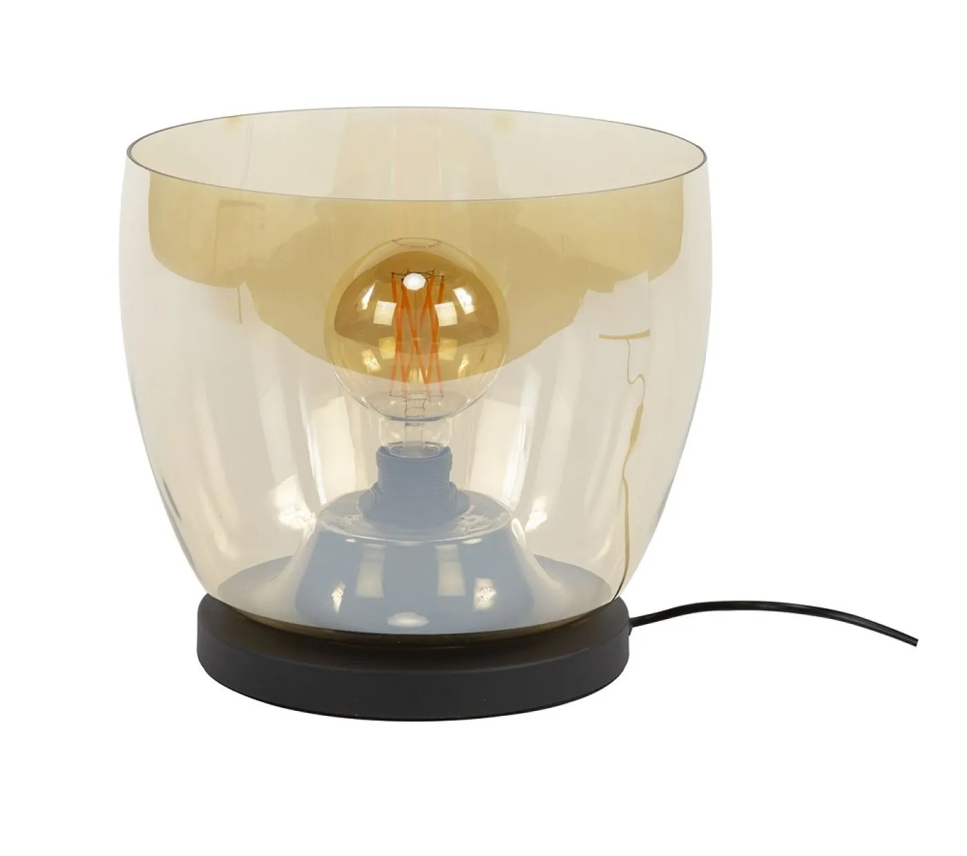 Stehlapme Pad | Glas & Metall | Amber