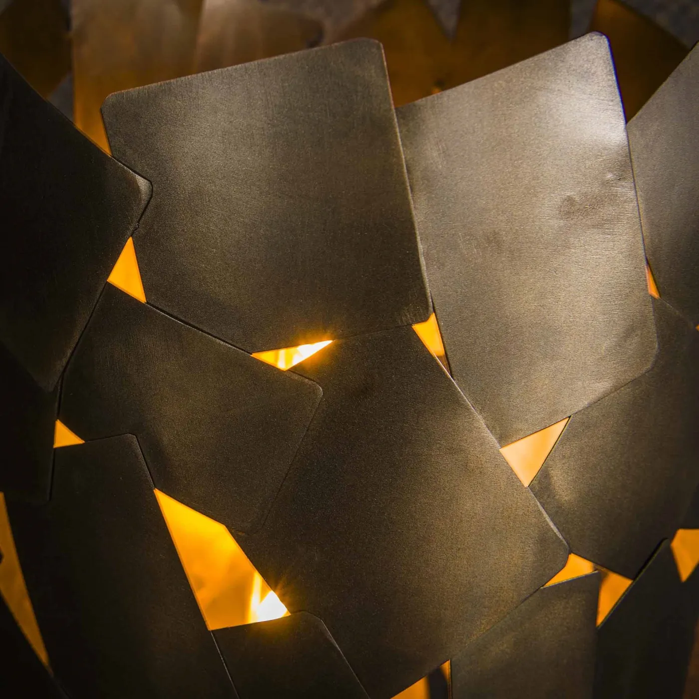 Tischlampe Qezba | Metall | antike bronze