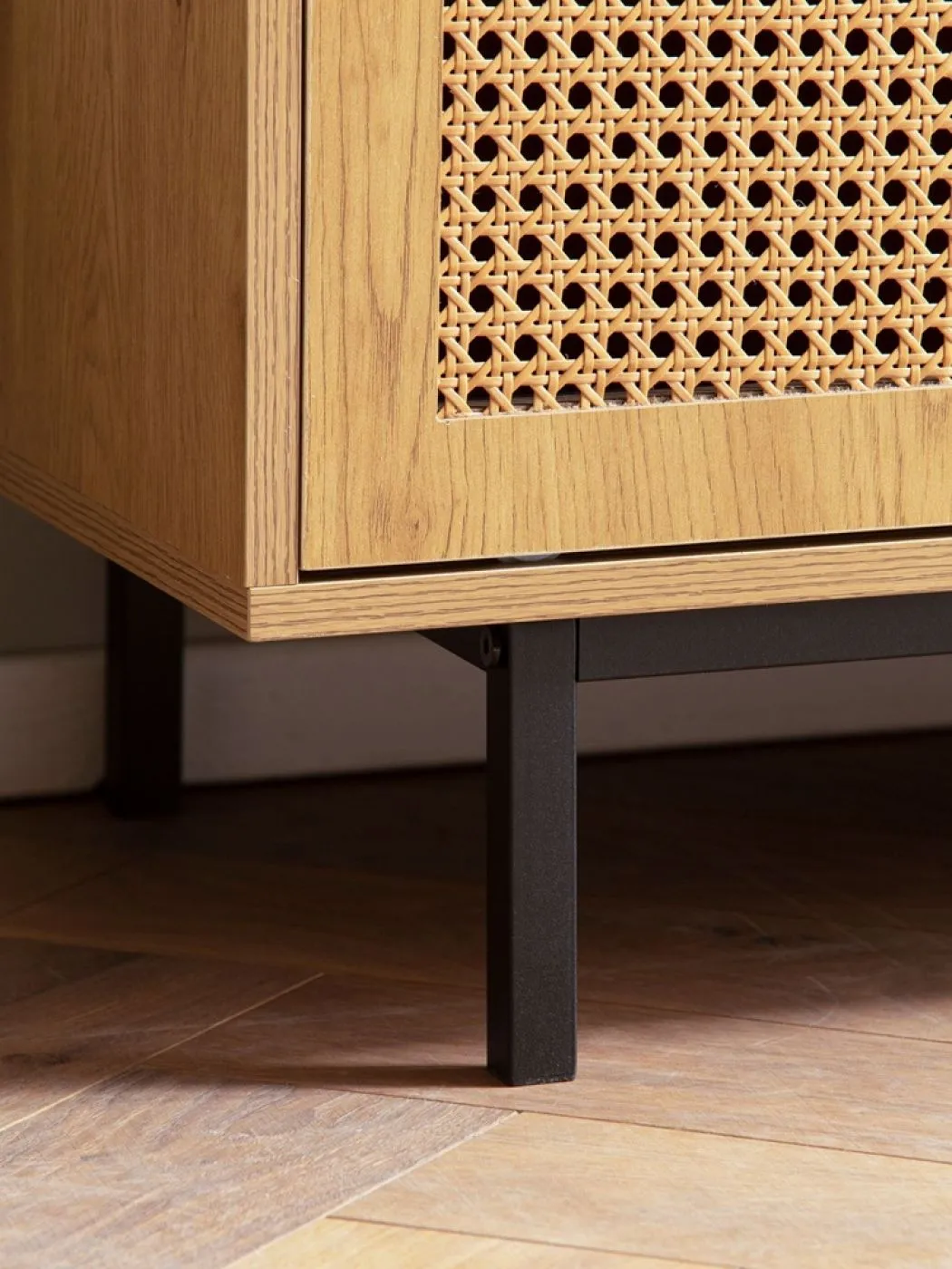 TV-Board French | braun / schwarz