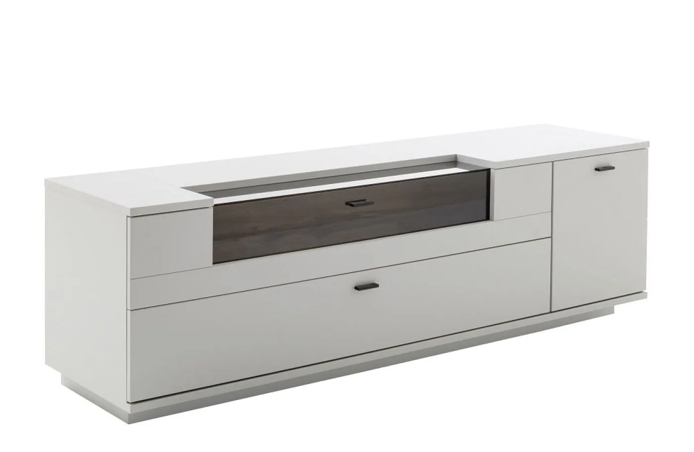 TV-Board Lissabon | Modern White | optional LED Beleuchtung