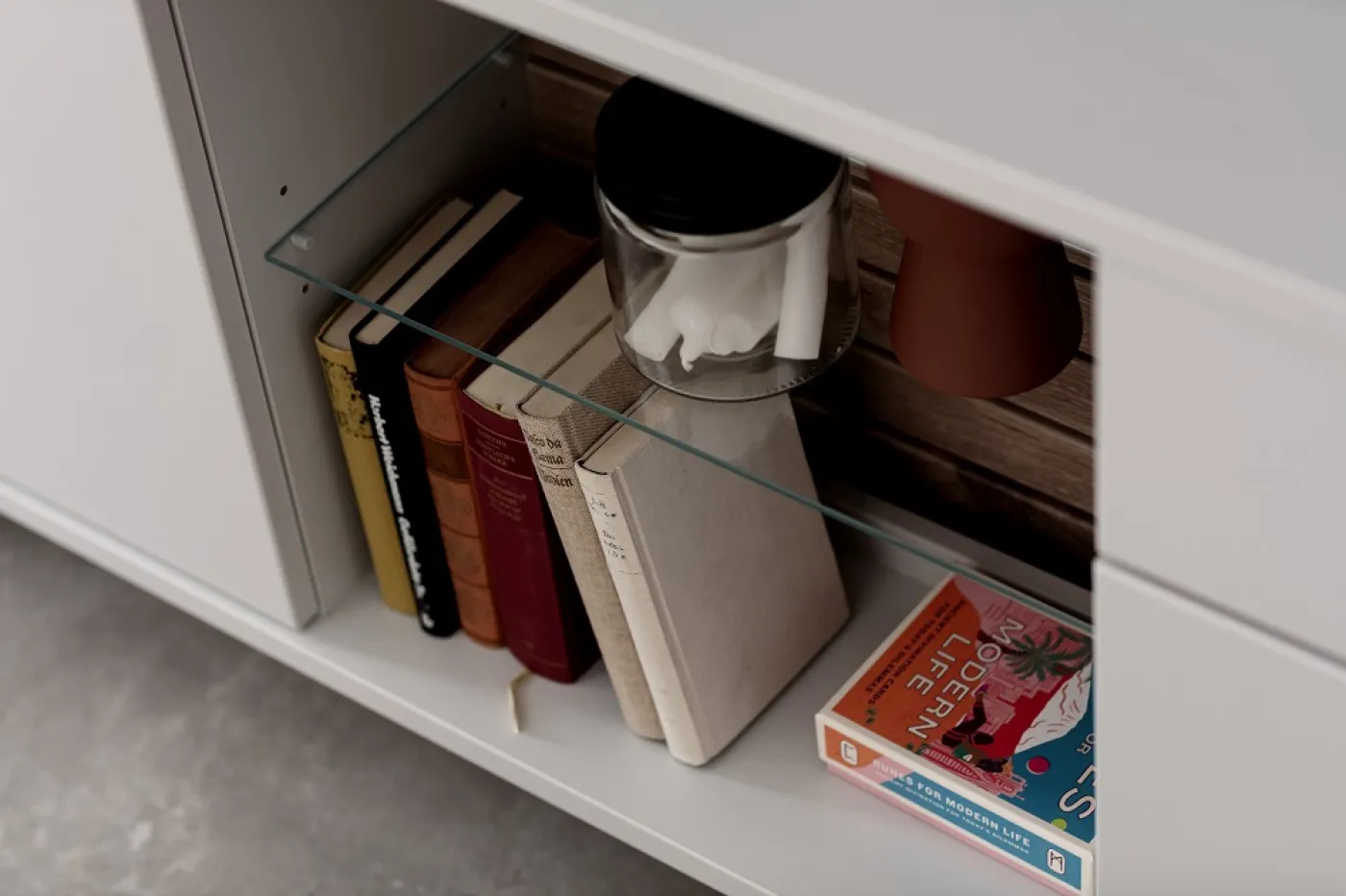 TV-Board Louisiana | Modern White