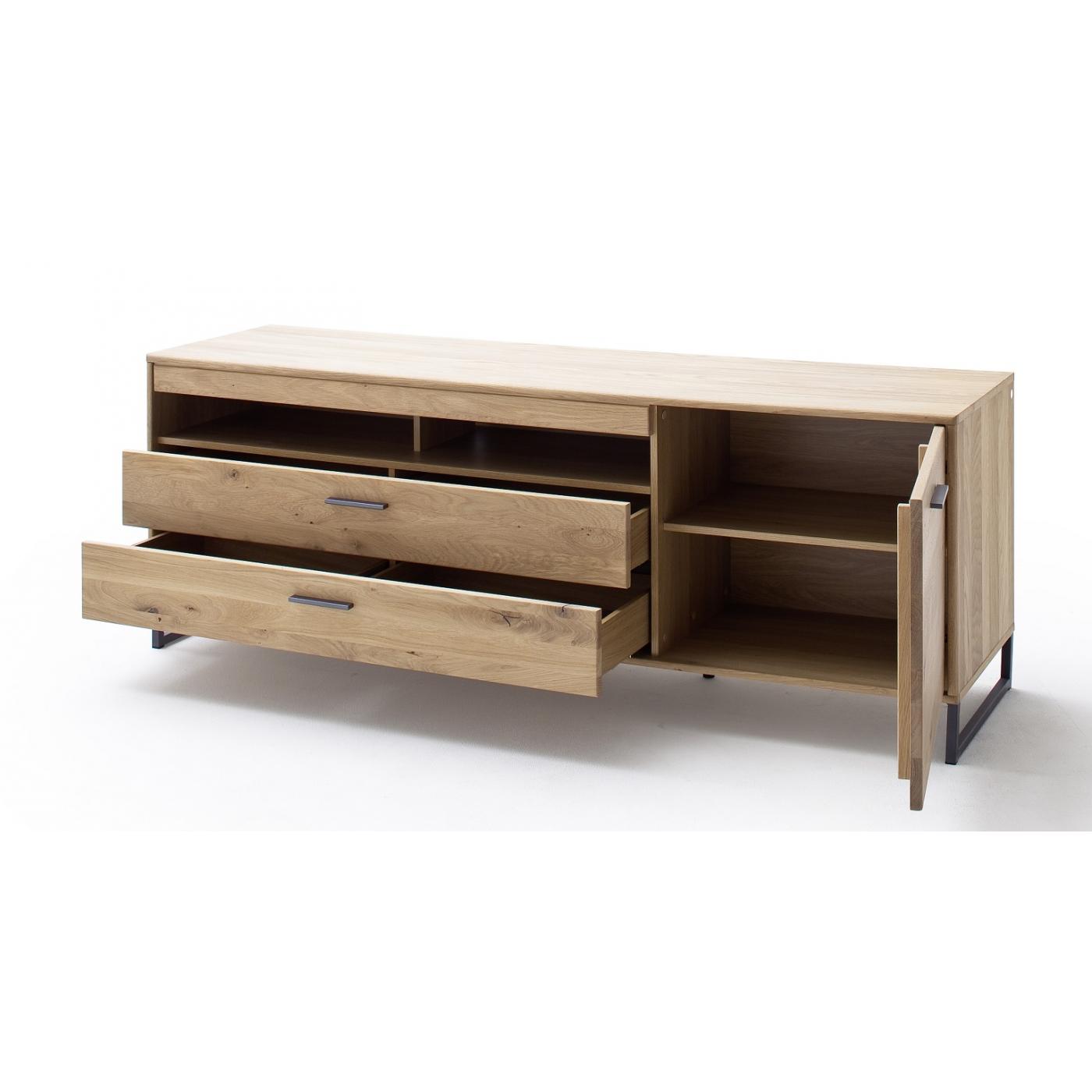 TV-Board Portland | Asteiche Bianco massiv