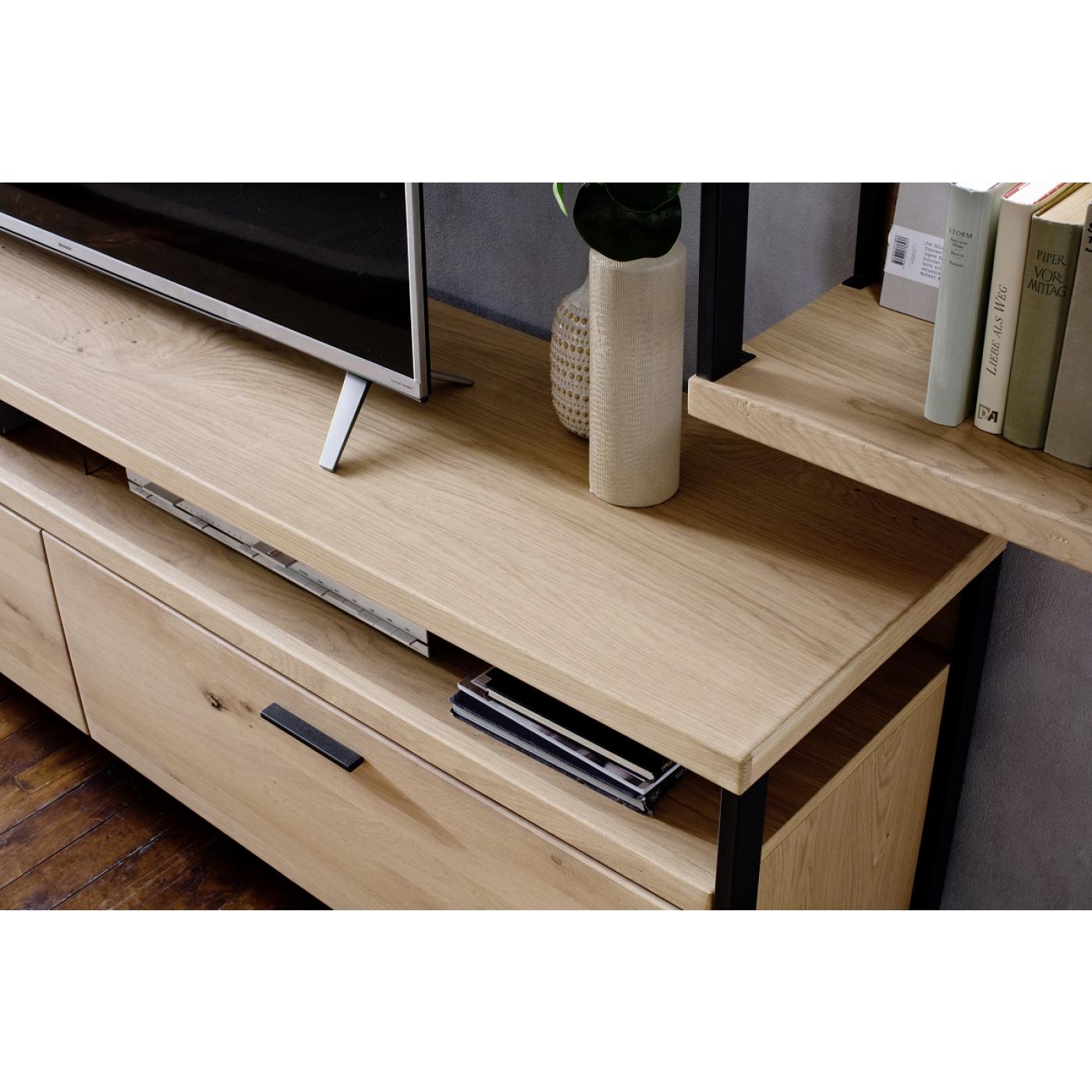 TV-Board Salerno | Balkeneiche / Eiche Bianco