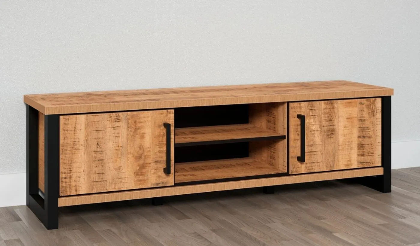TV Lowboard Enna, Mango Dekor – Ansicht 3