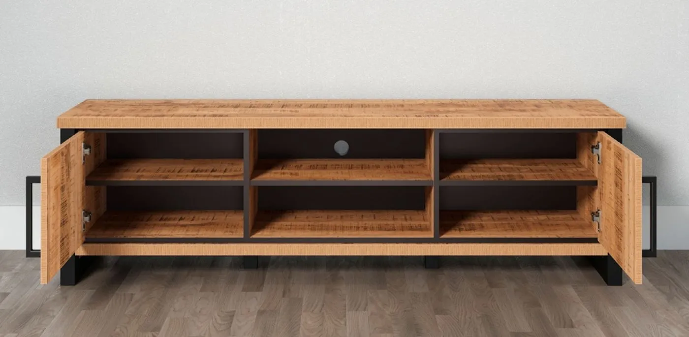 TV Lowboard Enna, Mango Dekor – Ansicht 4