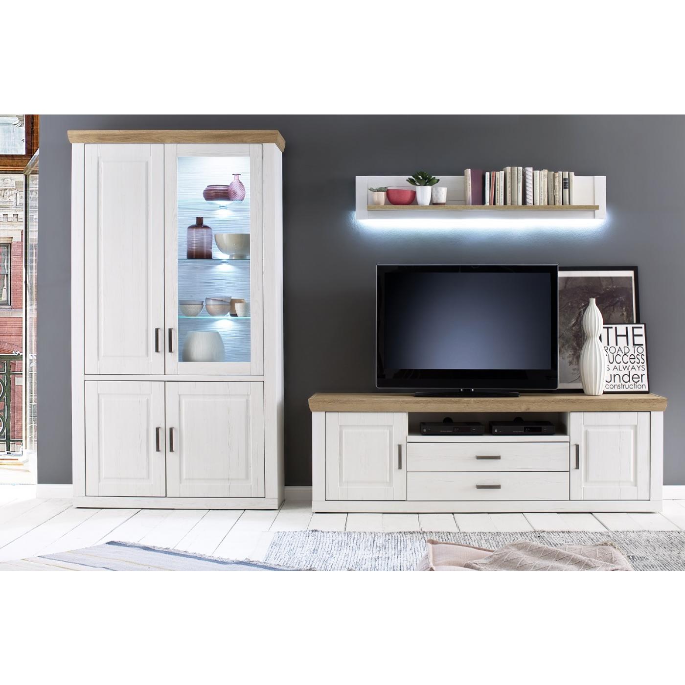 TV-Lowboard II Brixen | Landhaus modern | Pinie Aurelio / Grandson Oak