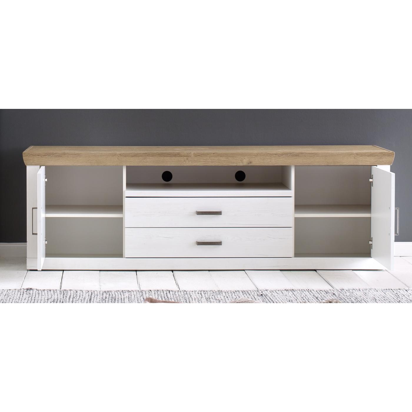 TV-Lowboard II Brixen | Landhaus modern | Pinie Aurelio / Grandson Oak