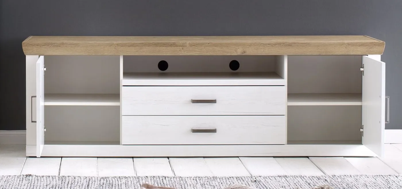 TV-Lowboard II Brixen | Landhaus modern | Pinie Aurelio / Grandson Oak