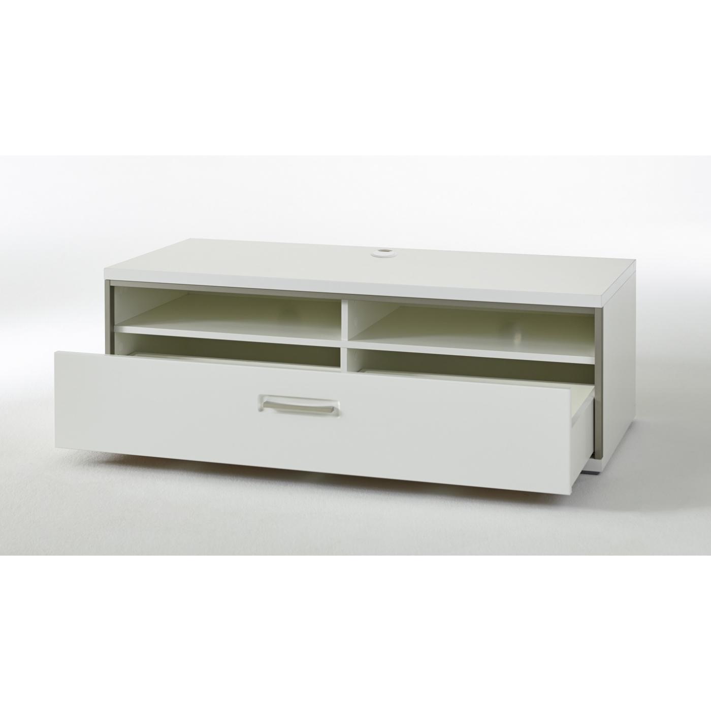 TV-Lowboard Trento | weiß Hochglanz