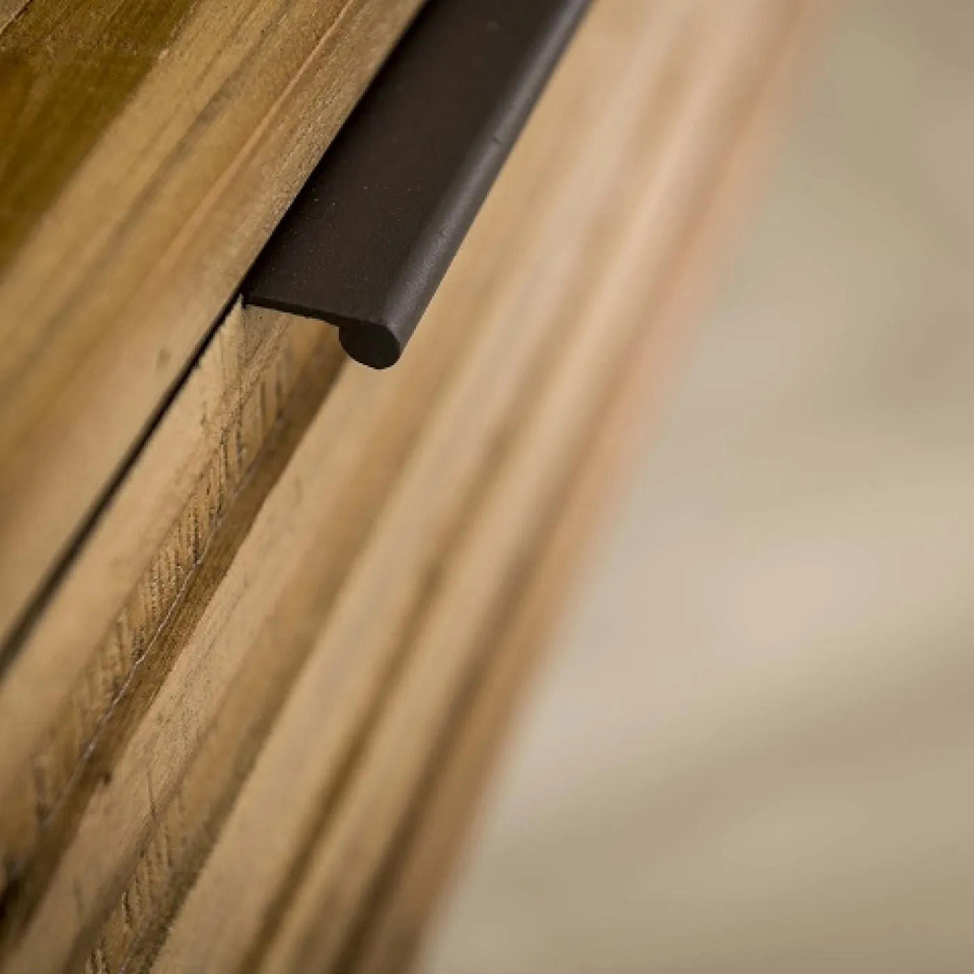 TV-Möbel Hanabi | mit Schubkästen | Teak Massivholz | verwittert