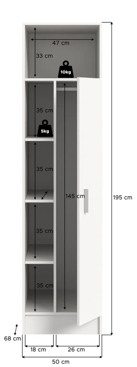 Universalschrank Free | weiß