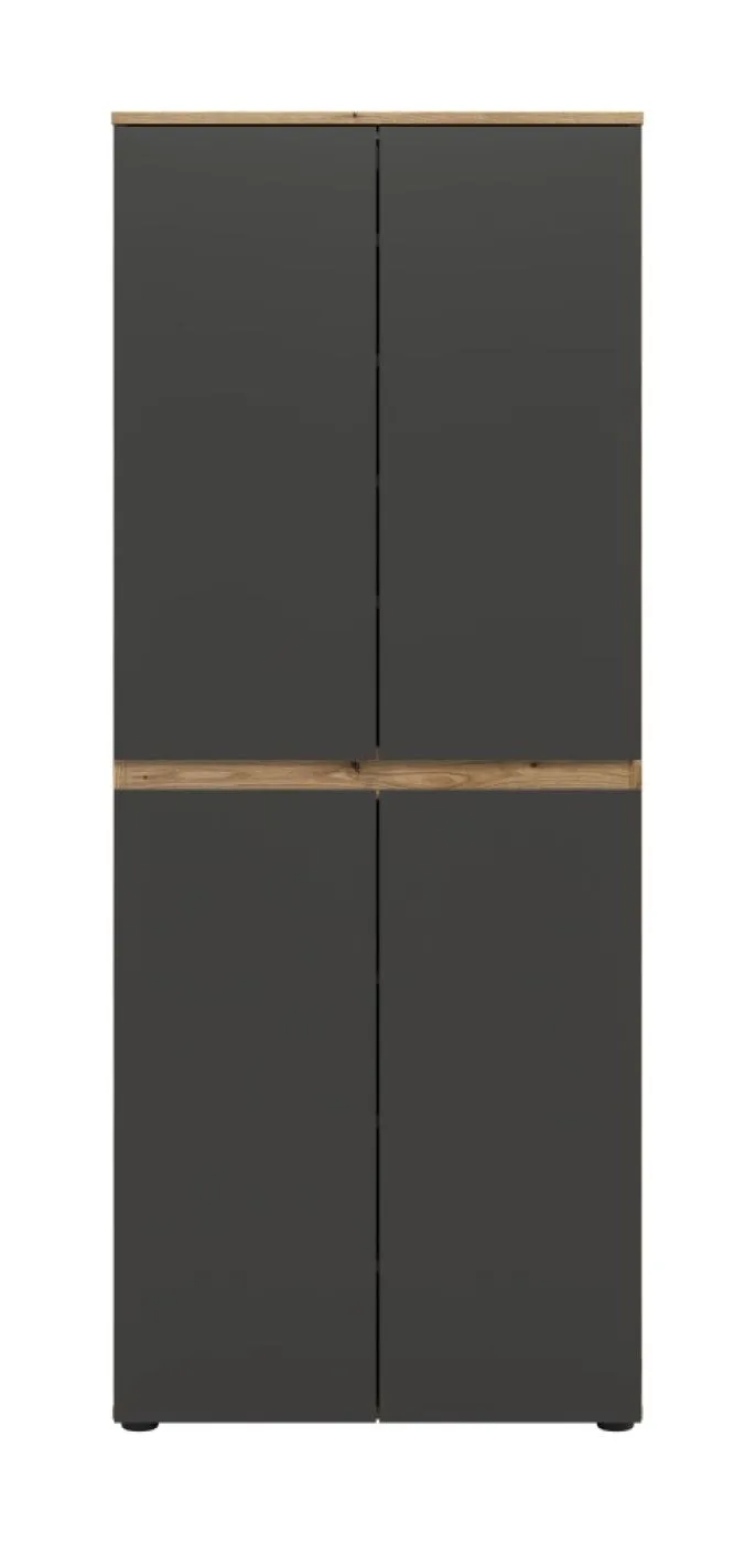 Universalschrank Scarpa | 70 x 175cm | anthrazit / Evoke Eiche