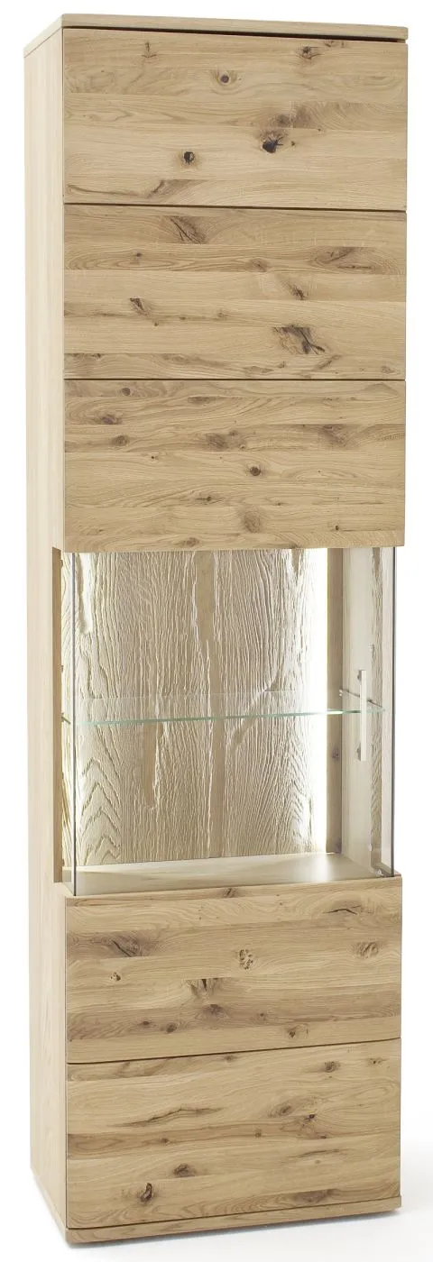 Vitrine 1 Santori | Eiche Bianco | ohne Beleuchtung