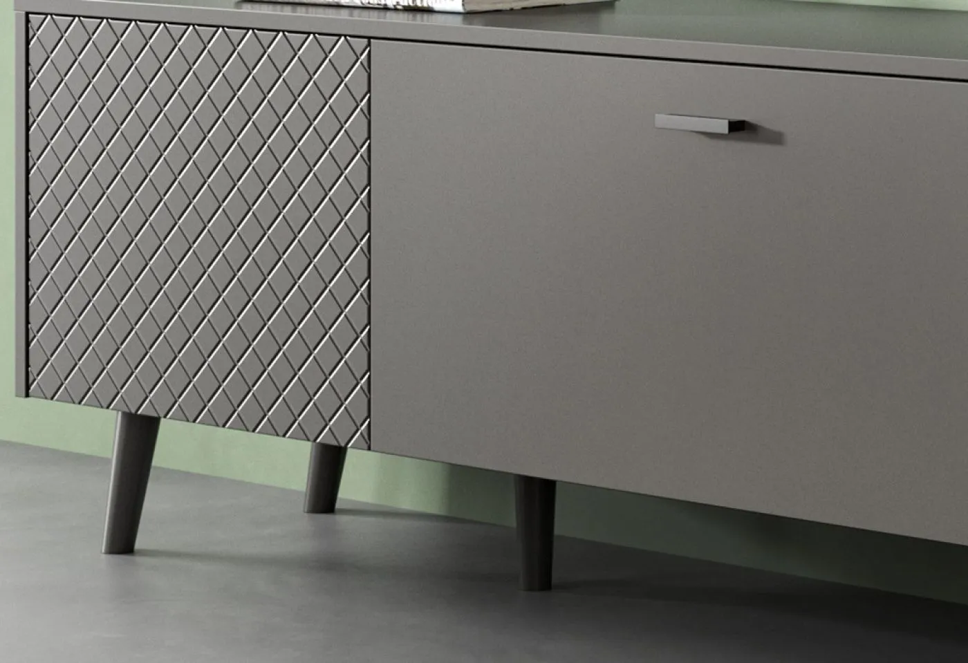 Vitrine Linea | grau