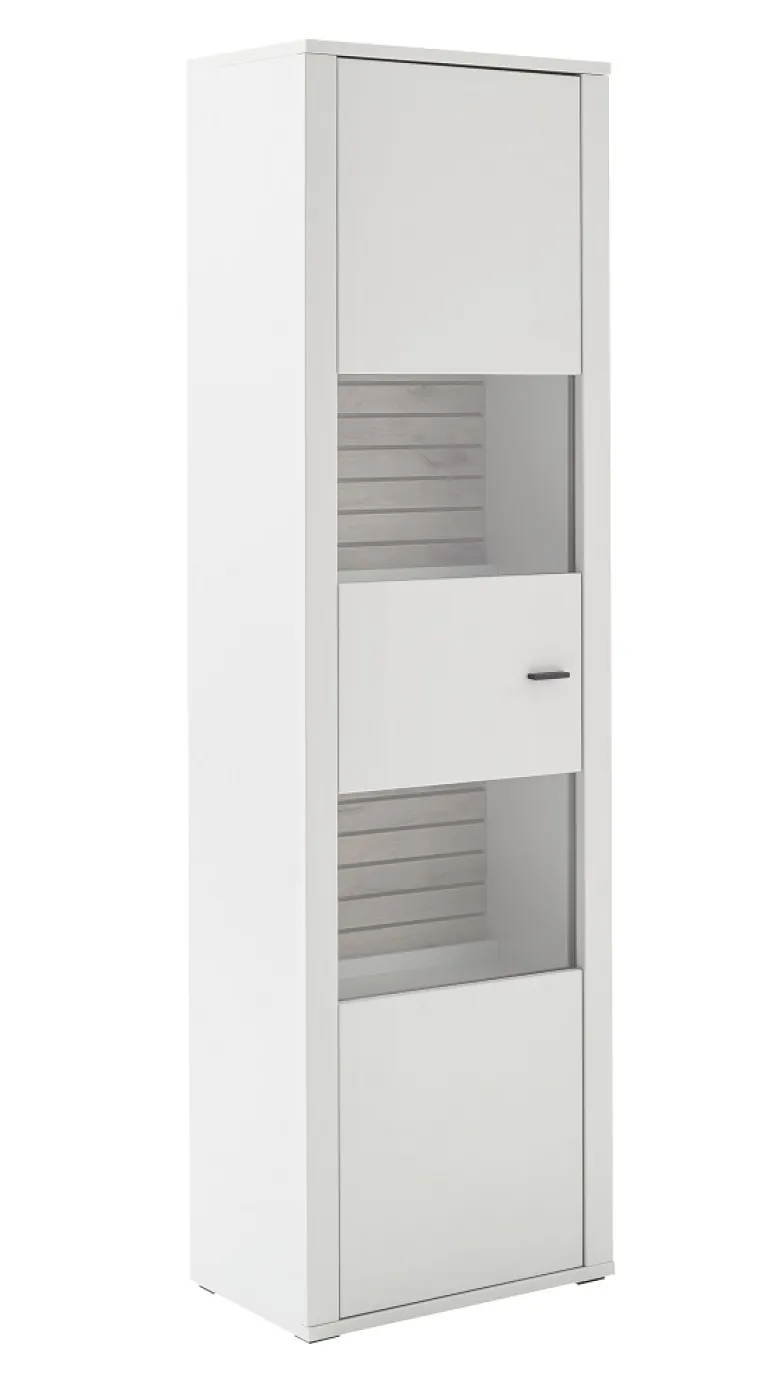 Vitrine Louisiana | Modern White | optional Beleuchtung