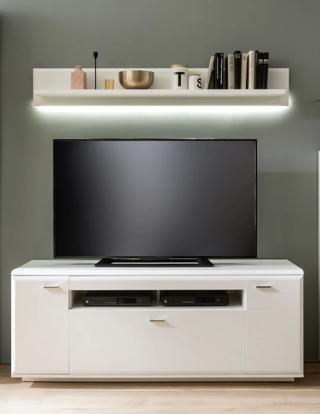 Wandboard Amora | weiß matt | LED Beleuchtung ohne Beleuchtung