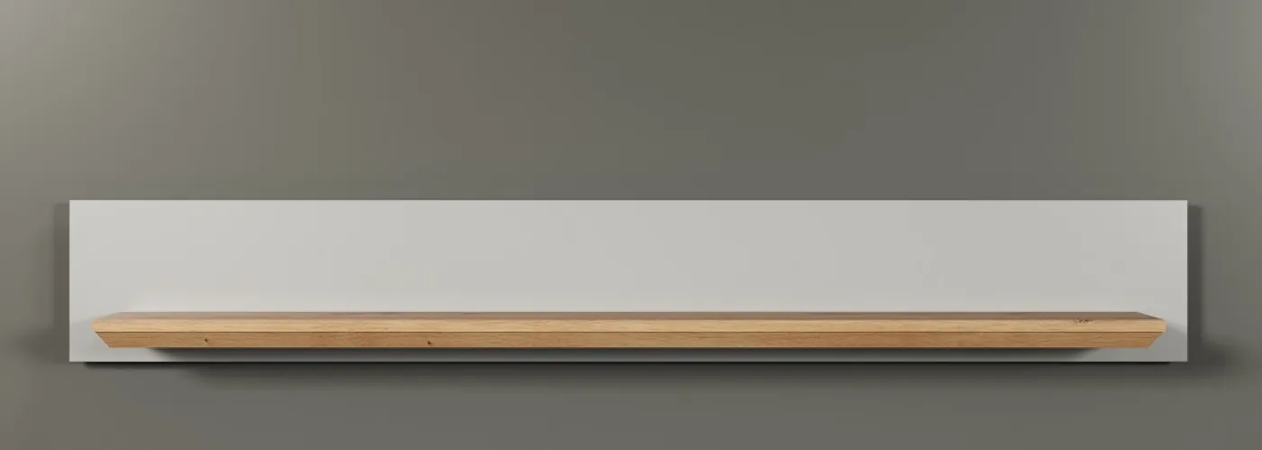 Wandboard Landside | Lichtgrau / Artisan Eiche | Landhausstil