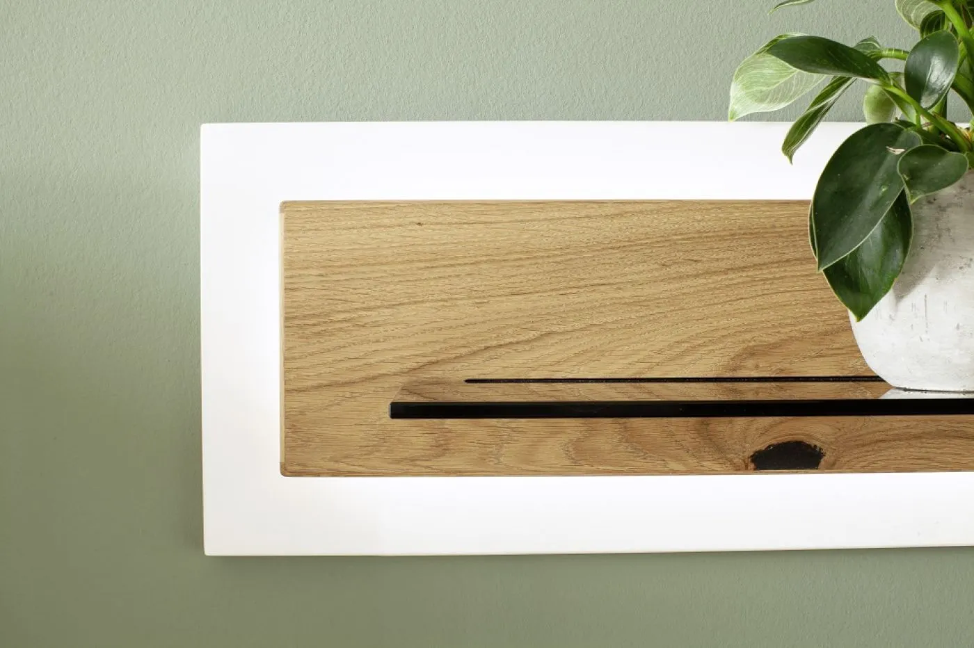 Wandboard Matadi | Ast / Balkeneiche | mit Bandbeleuchtung