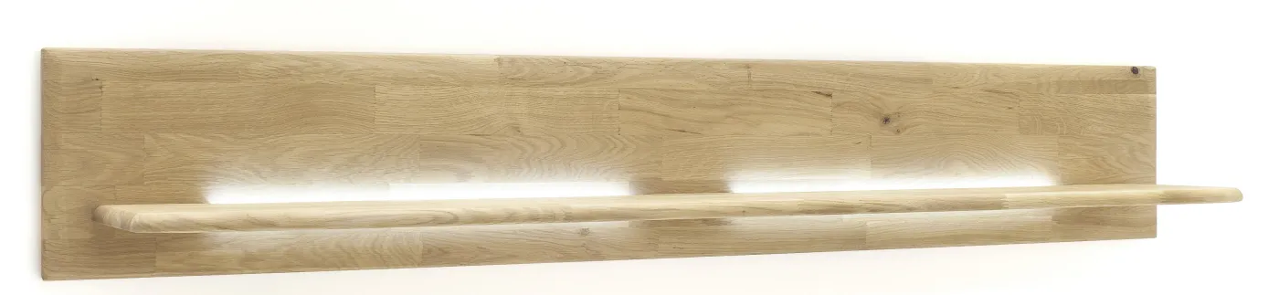Wandboard Ravello | Balkeneiche Bianco | LED Beleuchtung ohne Beleuchtung