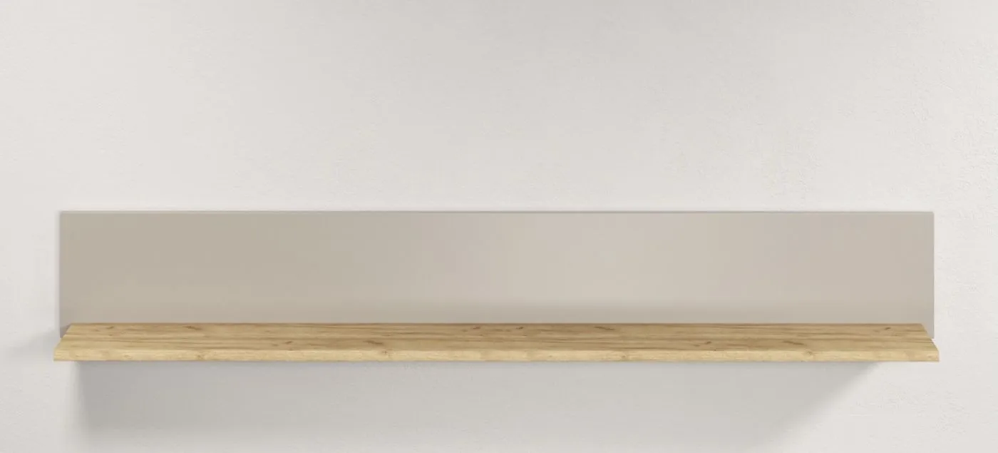 Wandboard Sao Paulo, Kaschmir Dekor, Wandmontiertes Board mit ebener Ablage – Ansicht 3