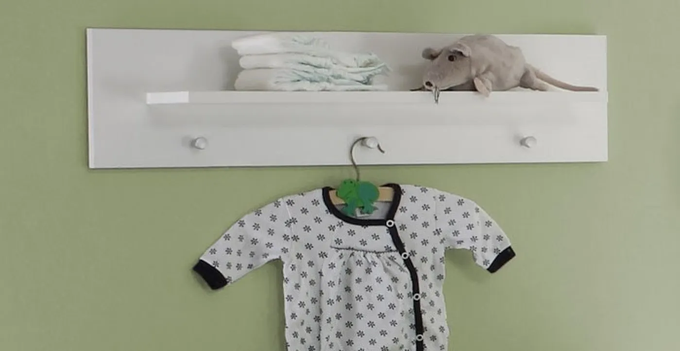 Wandboard Wandregal Olivia | weiß