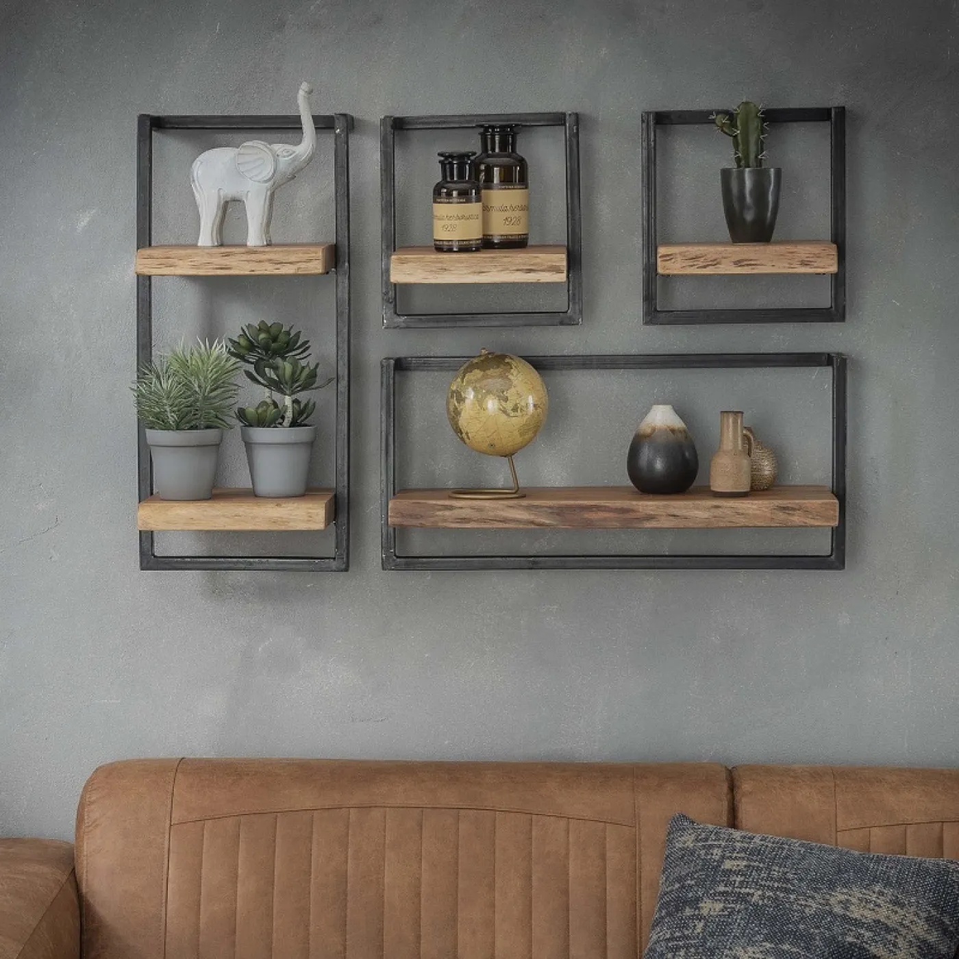 Wandboard Wandregal Shani 30 cm | Akazie massiv | natur