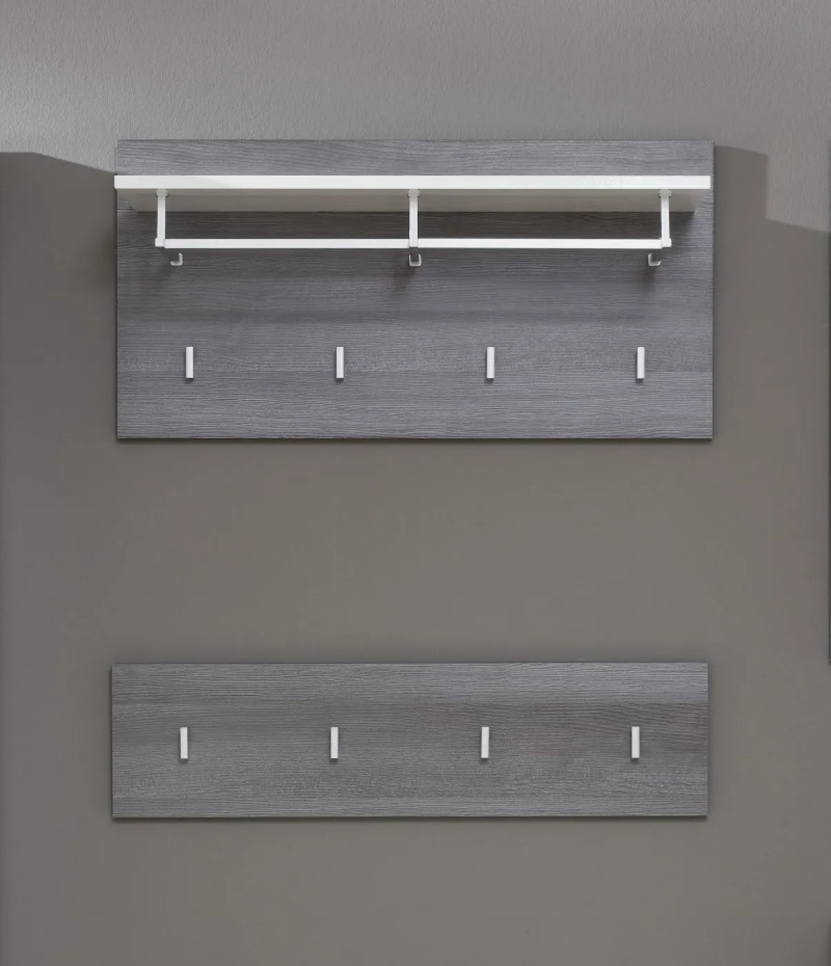 Wandpaneel Line | rauchsilber