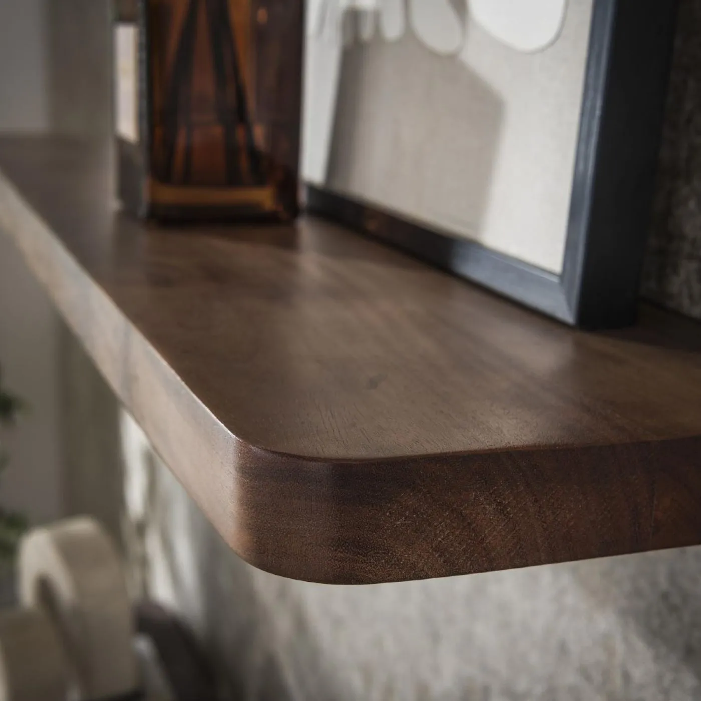 Wandregal Galia | 120cm | Akazie massiv | braun