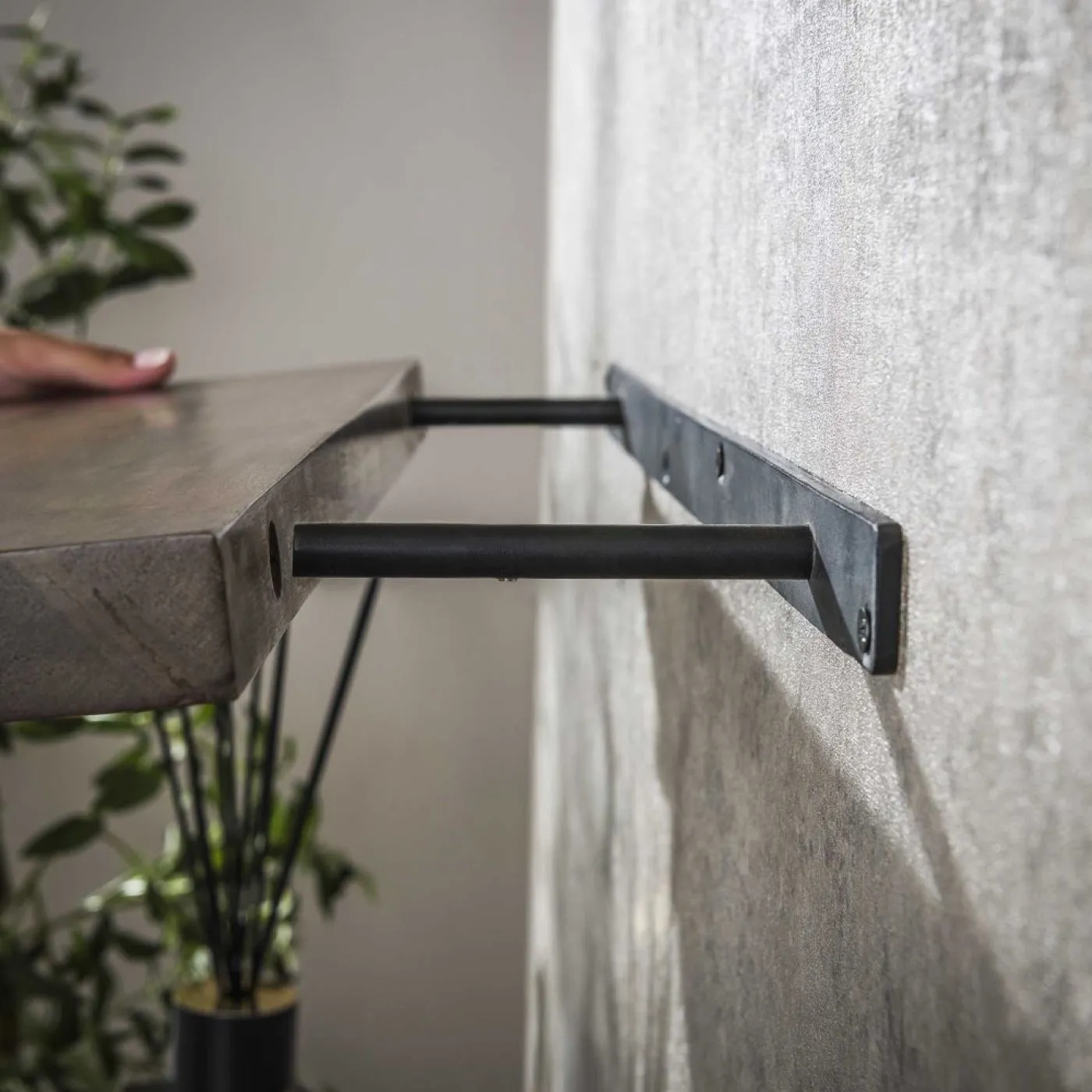 Wandregal Galia | 60cm | Akazie massiv | braun